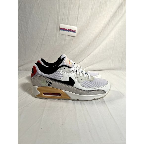 Nike Air Max 90 SE "Swoosh Fiber" Mens sz 9 Athletic Casual Sneakers